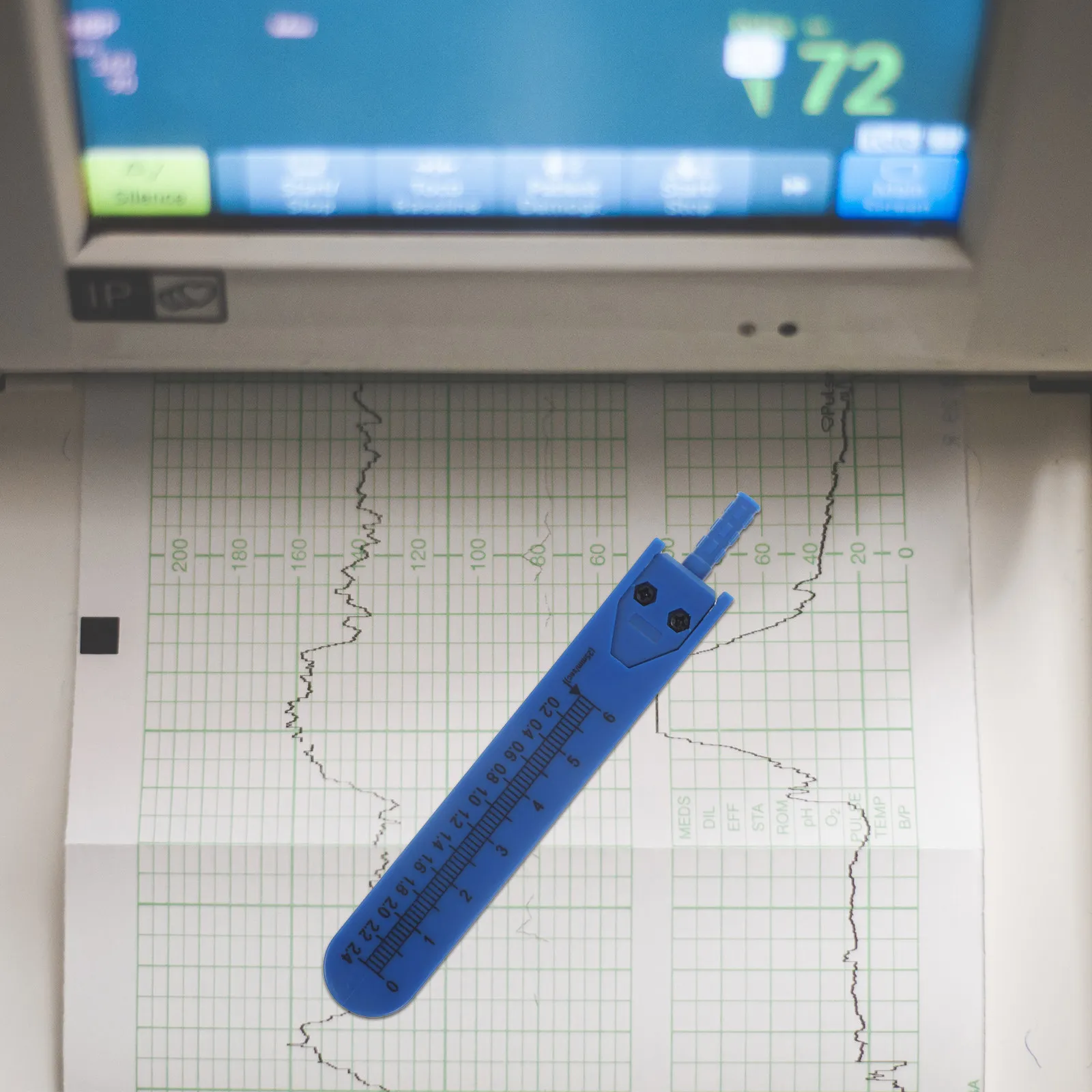 1Pc Ekg Calipers Bl…