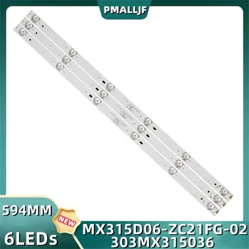 3 יח'\סט LED תאורה אחורית רצועות MX315D06-ZC21FG-02 3033MX31506 MX315M08 LED3210TVD MX315D06-ZC14F-01 303MX315034 303MX315036