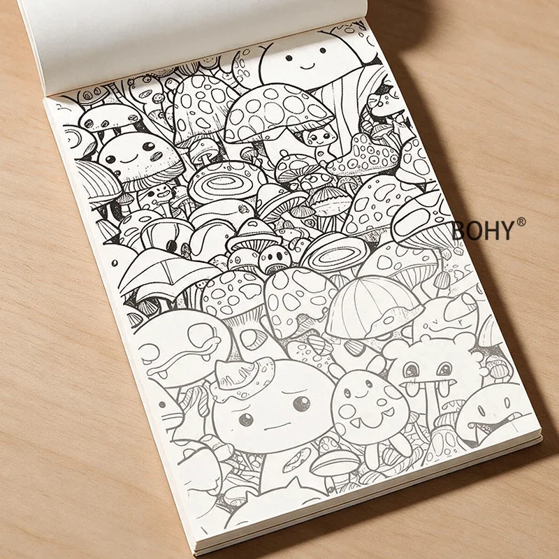 A 24 Page Adult Stress Relief Sketchbook with Intricate Thread Themes, Leisurely Hand Drawing To Pass The Time, Wonderful Gift