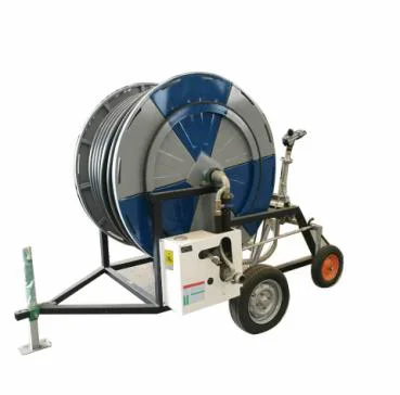 50-200 Hose Reel Irrigation System With Big Spray Radius Water Rain Sprinkler For Agricultur