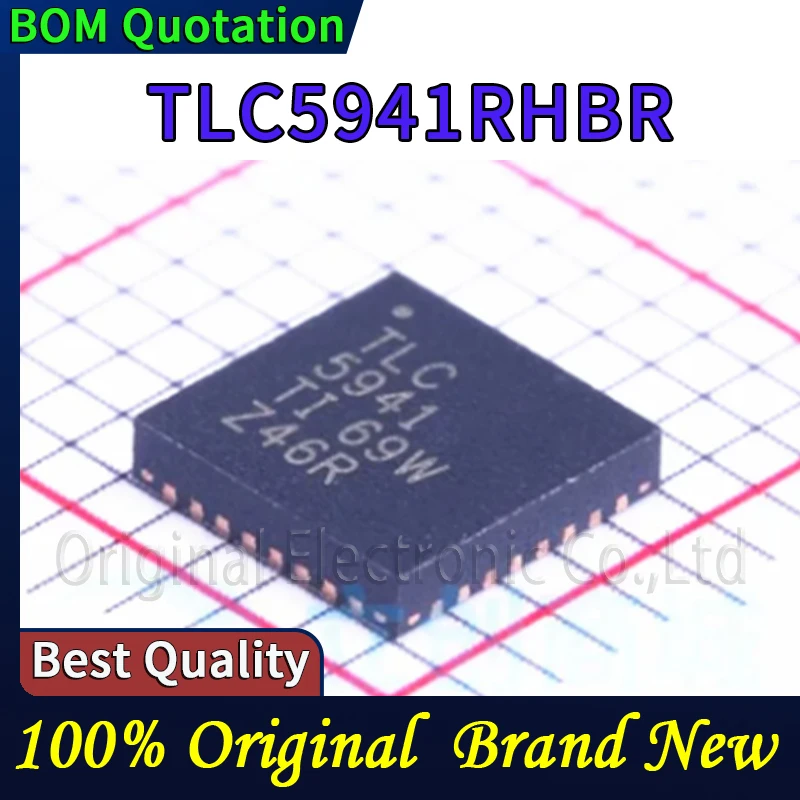 10pcs/lot TLC5941RHBR Original  In stock High quality