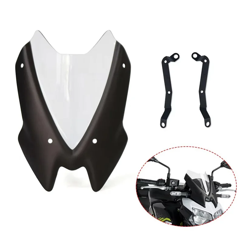 

Windshield For Kawasaki Z900 Z650 2020-2024 Motorcycle Air Deflector Wind Screen Accessories Windscreen