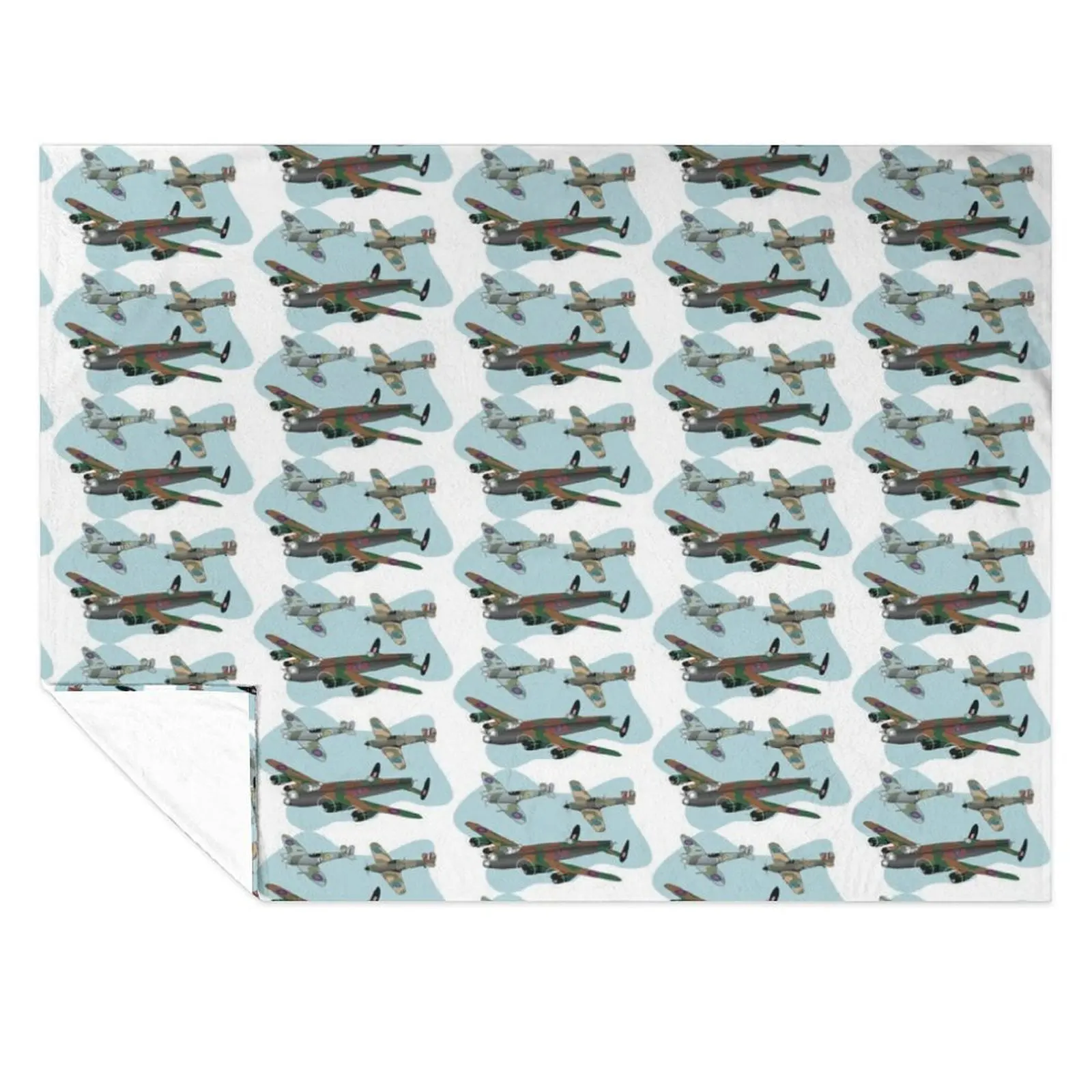 

Battle of Britain Flight - Lancaster, Spitfire and Hurricane Throw Blanket warm winter bed plaid Bed Fashionable Blankets