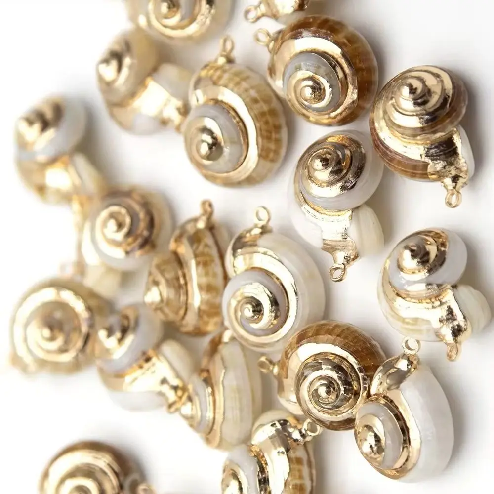 Colgantes delicados de concha natural de 16-22mm con forma de concha, dijes para hacer joyas, collar y pendientes para mujer, regalo del Día de San Valentín