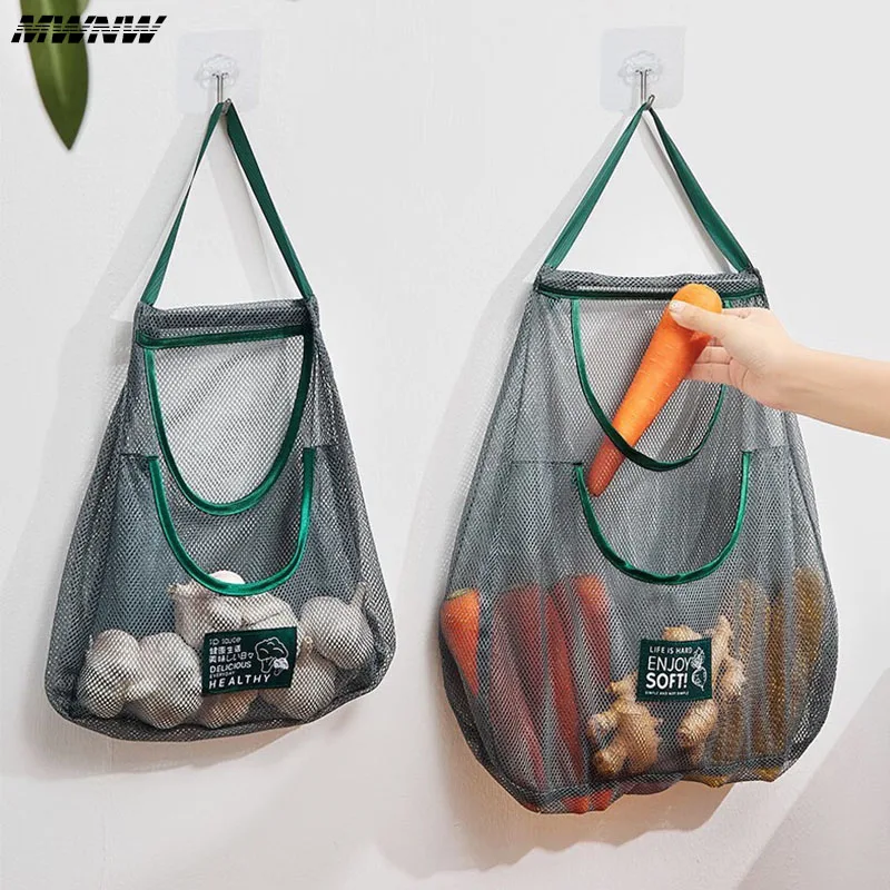 

Portable Reusable Grocery Bags for Fruit Vegetable Bag Cotton Mesh String Organizer Handbag Short Handle Net Shopping Bags Tote