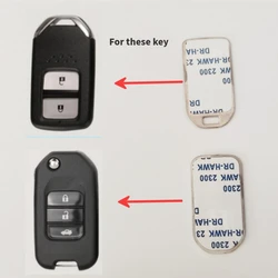 2Pcs/Lot DIY Emblem Logo Replacement Sticker Emblem For Honda Smart remote key shell