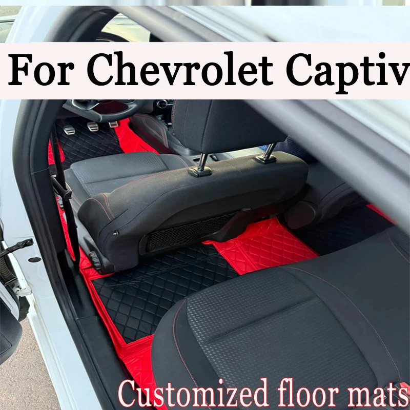 

Car Mats For Chevrolet Captiva 7seat C100 C140 2012~2016 Auto Carpets Leather Floor Mat Rugs Pad Interior Parts Car Accessories
