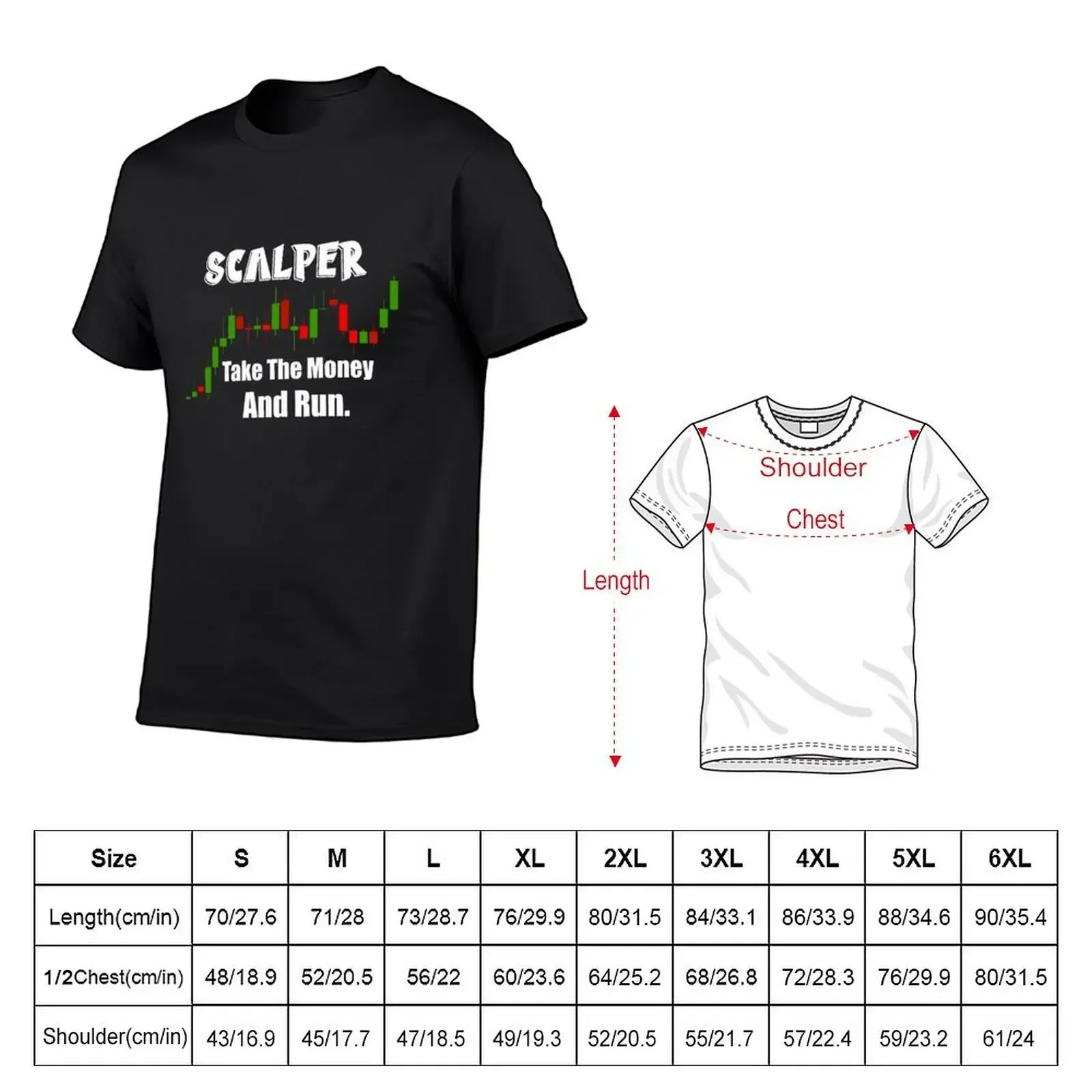 Scalper Strategy T-Shirt summer top vintage clothes aesthetic clothes mens fashion