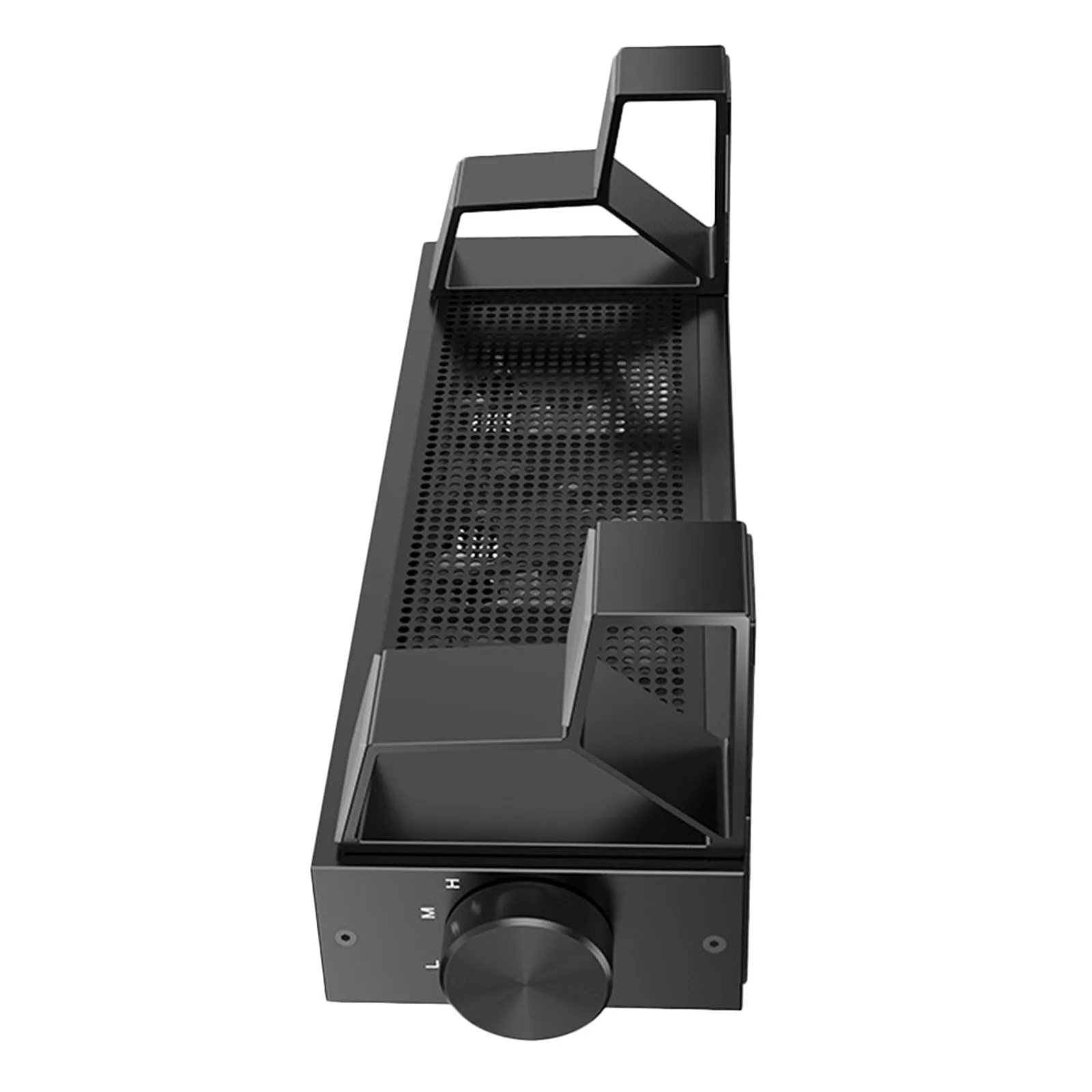 1Set Premium Aluminum Laptop Cooler Stand with Rapid Heat Dissipation Adjustable Angle Ergonomic Notebook Radiator for Gaming