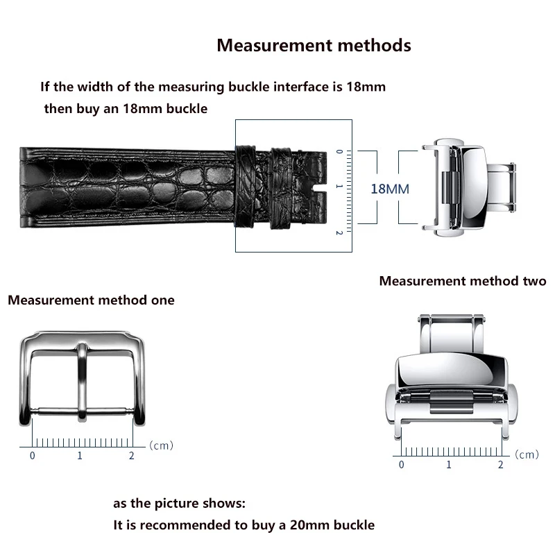 Butterfly Deployment Buckle Automatic Stainless Steel Butterfly Clasp for Watch Band 16mm 18mm 20mm 22mm 24mm Watchband Clasp