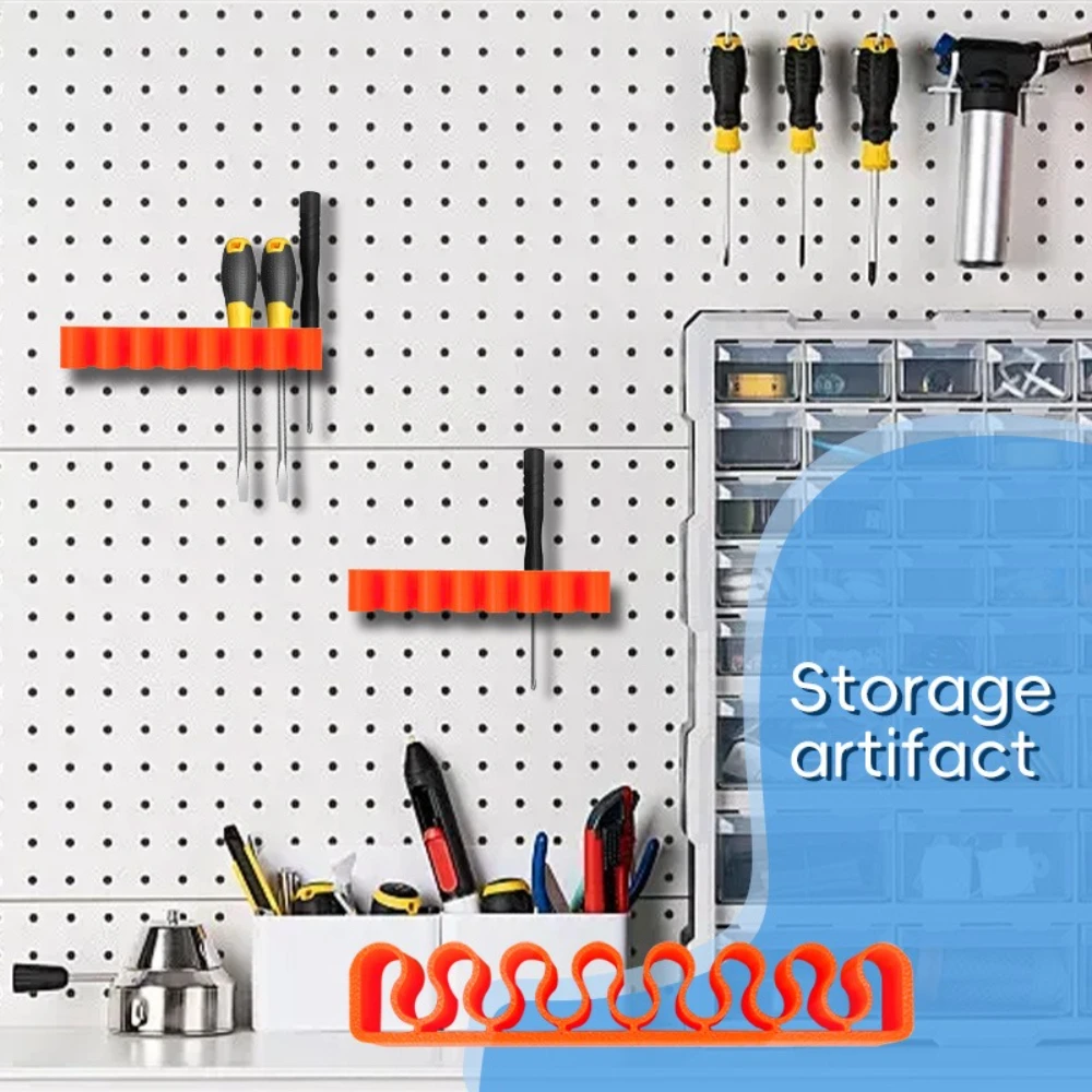 

Desktop Cable Stand Wall-mounted Non-drilling Data Cable Storage Stand Organizer Charging Cable Plastic Holder with 15 Holes