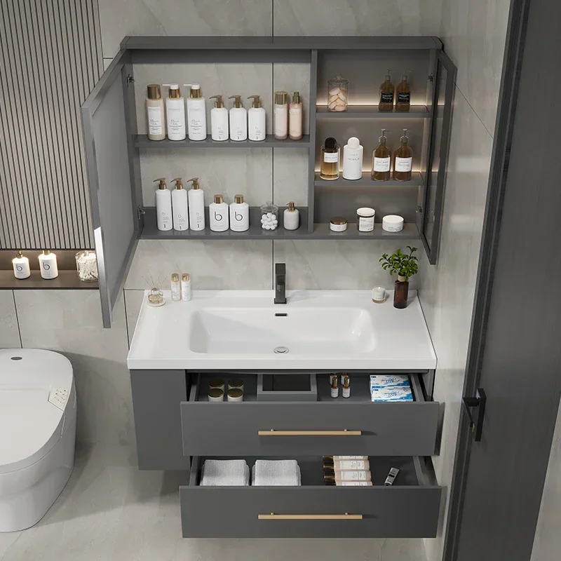 Sink Faucet Bathroom Cabinet Makeup Medicine Lithops Bathroom Cabinet Living Room Compact Minimalist Schrank Home Furniture