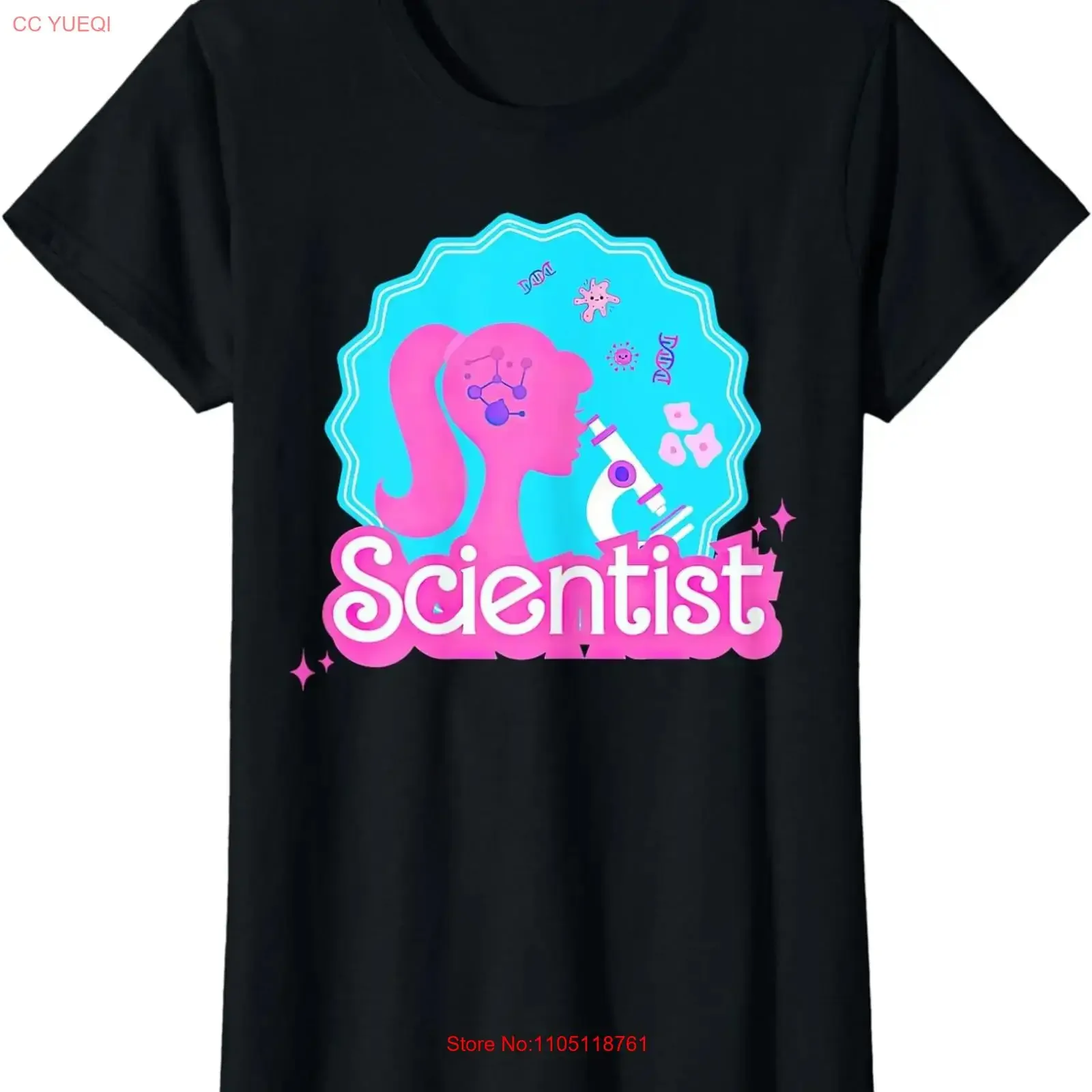 Scientist Lab Week 2024 Medical Tech Science Ladies' Crewneck T Shirt long or short sleeves vintage Washed Unisex streetwear