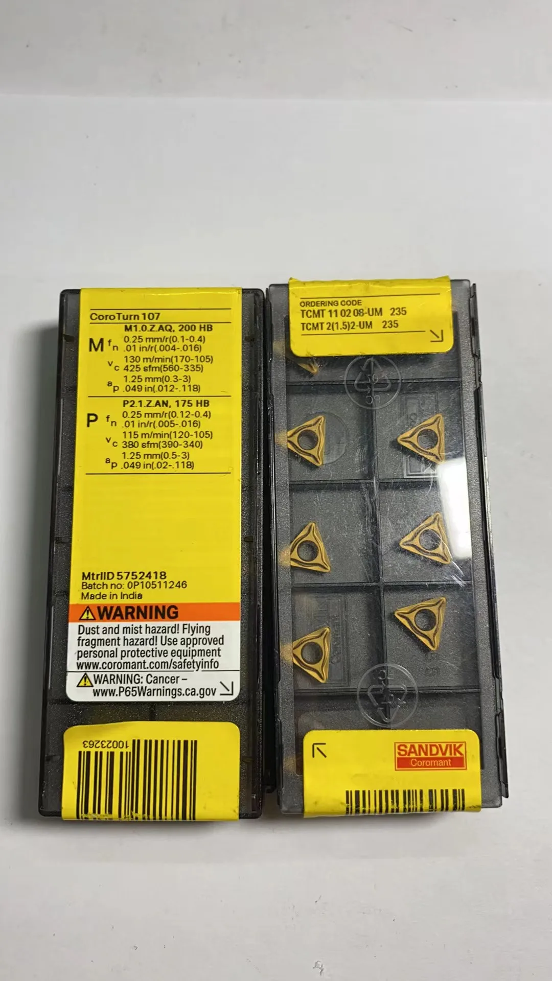 

CNC blade TCMT110208-UM 235 original genuine clearance sale, only 4 boxes