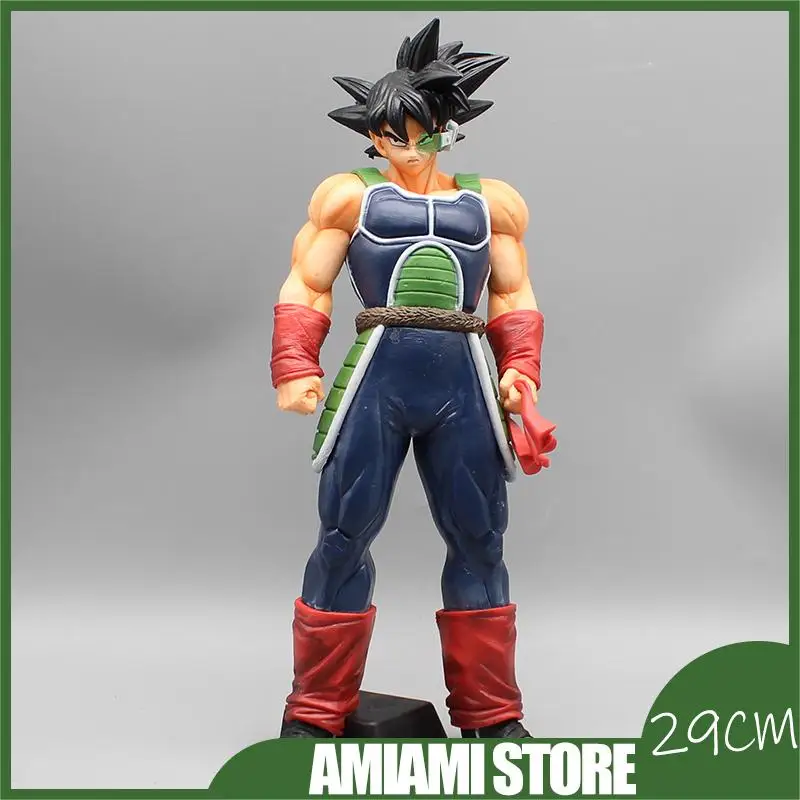 

29cm Dragon Ball Anime Burdock Action Figure Model Decoration Standing Black Hair Goku Decoration Desktop Ornament Doll Gift Toy