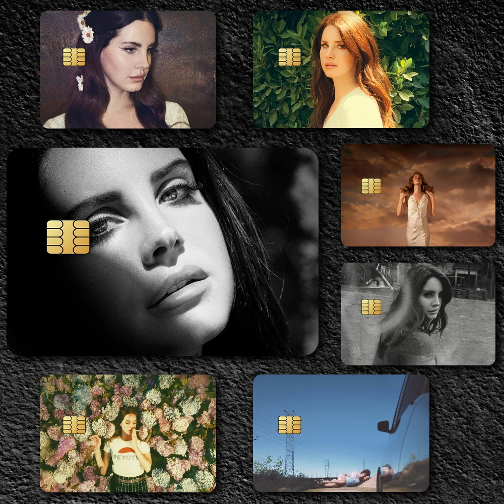 Lana Del Rey Singer Decorative Small Waterproof Chip 4PCS Card Sticker New Anti-Scratch