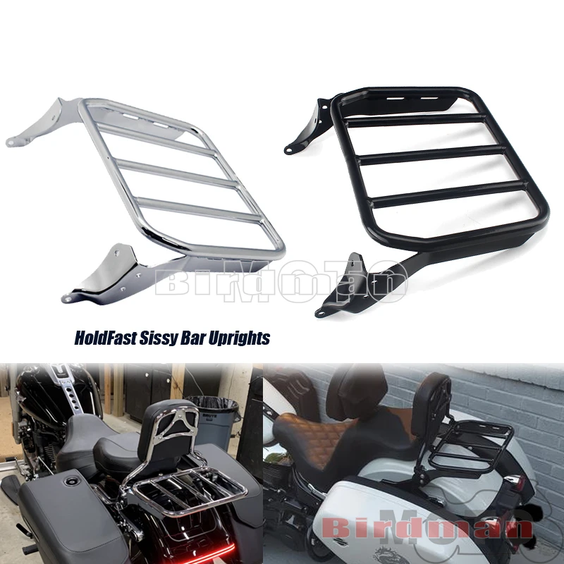 Sissy Bar Luggage Rack W/ Docking Hardware Kit For Harley HoldFast  Fat Boy Breakout FLFB FLFBS 114 FXBR FXBRS 2018 2019 2020