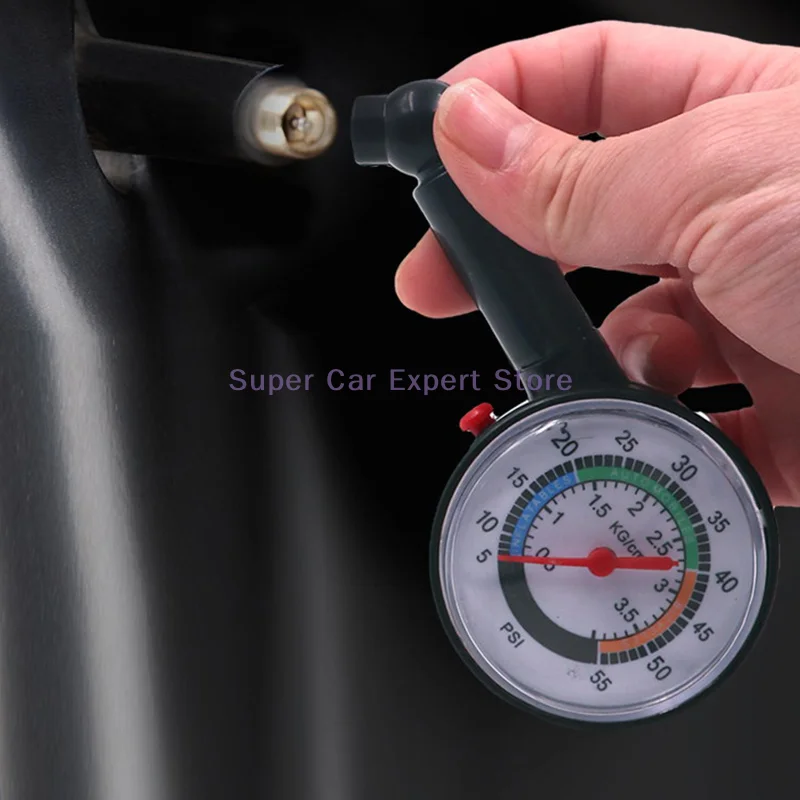 Mini Air Pressure Gauge Auto Tire Inflation Pressure Gauge High Precision Meter Detector Portable  Car Tire Pressure Gauge