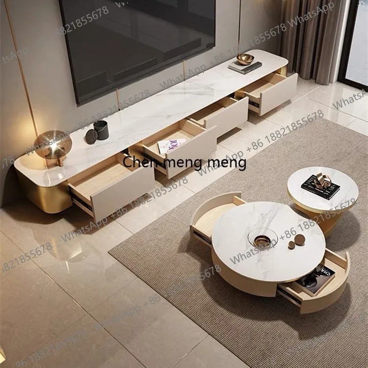 

Luxury Metal Pedestal Tv Stand Cabinet Modern Rock Slab Top Living Room Tv Stand Cabinet Wood Mueble Para Garden Furniture Sets