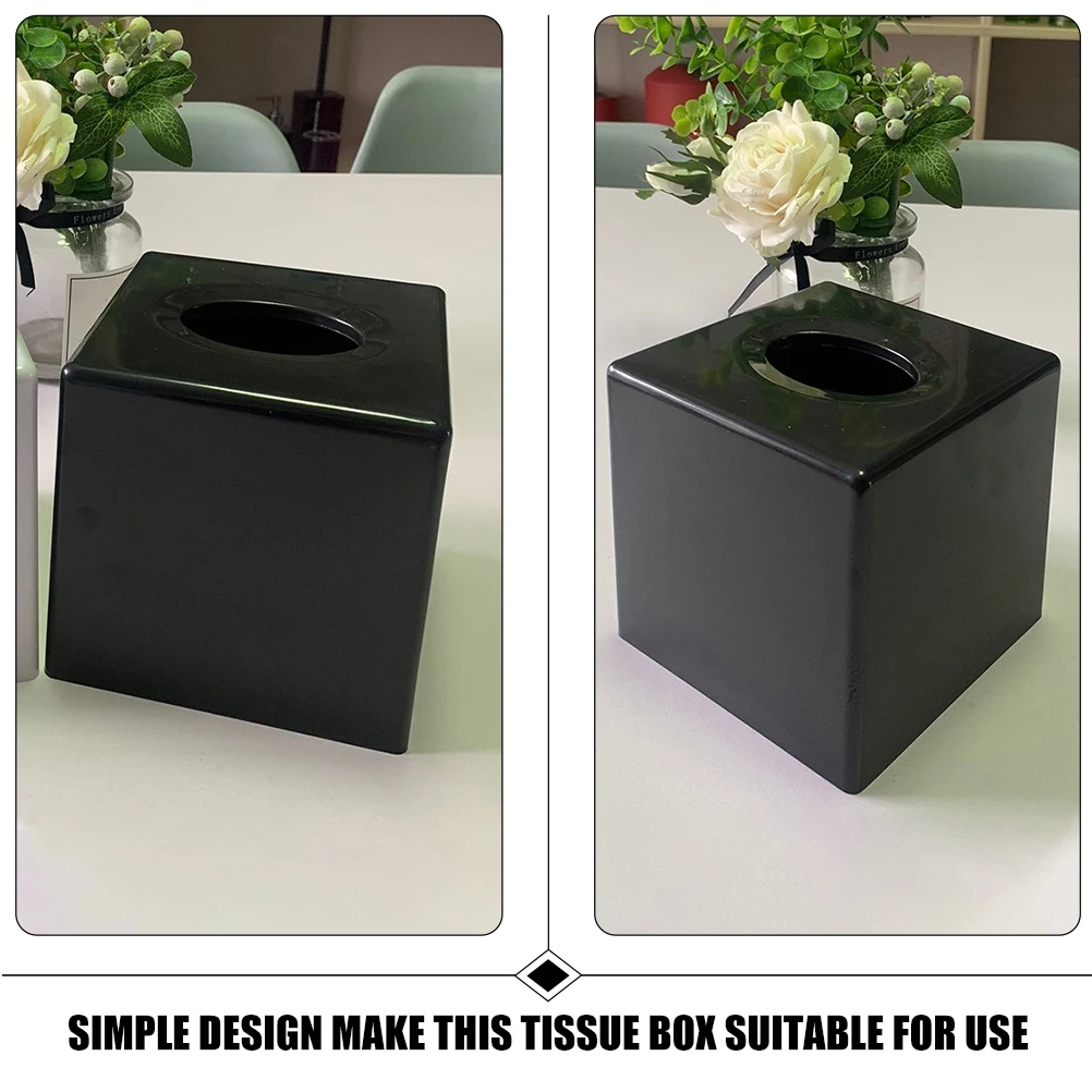 

Plastic Tissue Box Holder Large Capacity Paper Towel Boxes Household Napkin Storage Cases tissue box covers cube