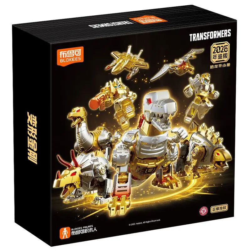Originele Blokees Transformers 2026 Grimlock Slug Snarl Swoop Slib Anime Figuur Action Assembly Bouwstenen Model Speelgoed gift