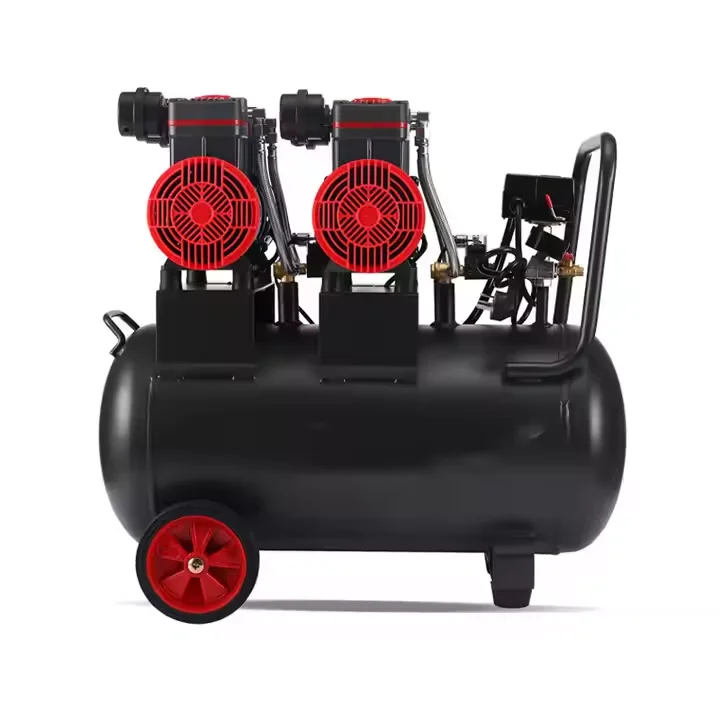 High Quality Cheap Ultra-Silent 75dB 9L Portable Air Compressor Oil Free for Car Bike Tires Inflation Pneumatic Tools Garage