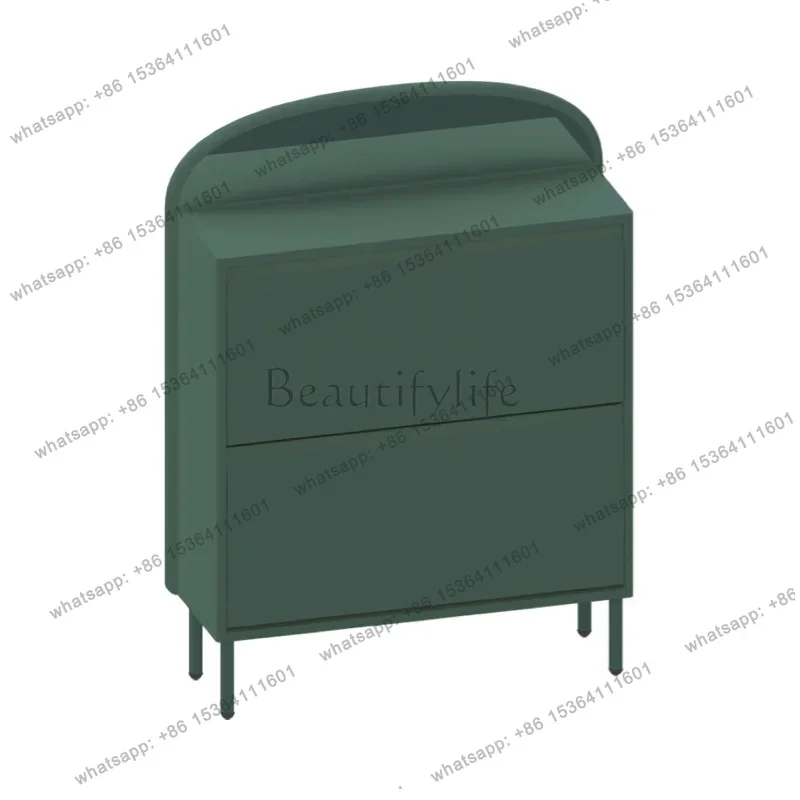Matsutake Shoe Cabinet Nordic Light Luxury Household Small Apartment Entrance Tipping Bucket Shoe Rack