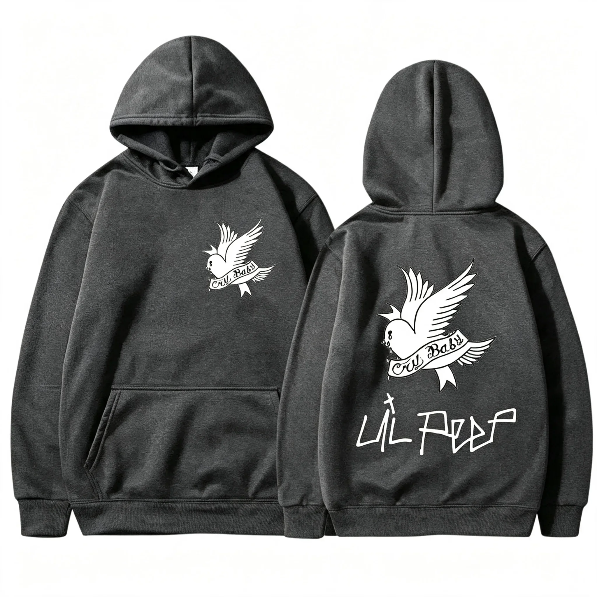 Neue Herbst-Hoodies für Männer mit Lil Peep-Print, Herren/Damen Lil Love Streetwear, Modische Lässige Hip-Hop-Sweatshirts für Männer – Detail 10