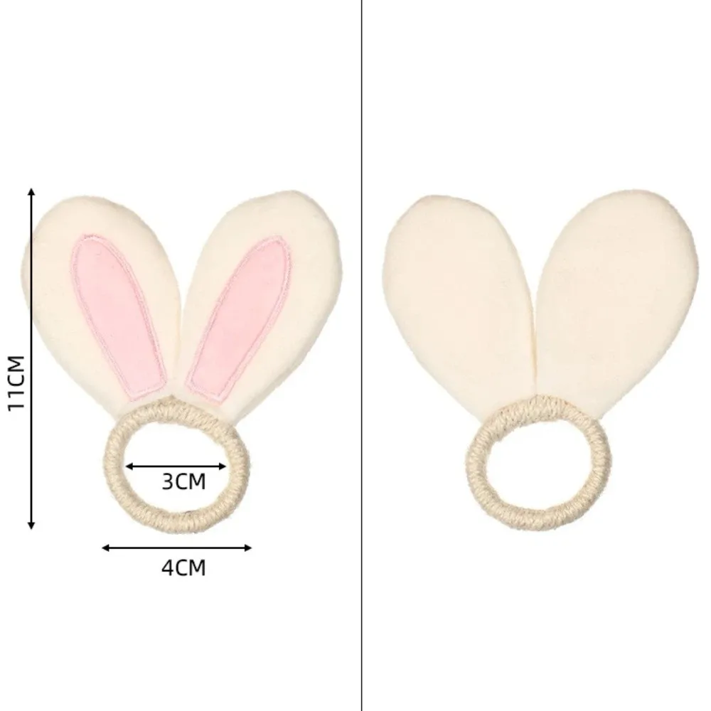 

Simulation Easter Napkin Ring Plastic Foam Cartoon Festive Napkin Buckle Bunny Shape Cute Tissue Holder Family Gathering