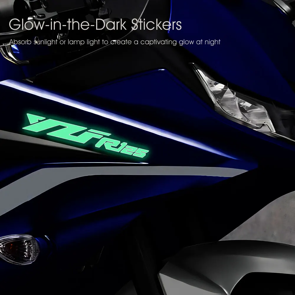 Motorcycle Glow Stickers Waterproof Drcal YZF R125 Sticker for Yamaha YZF-R125 YZFR125 YZFR 125 Accessories 2008-2022 2023 2024