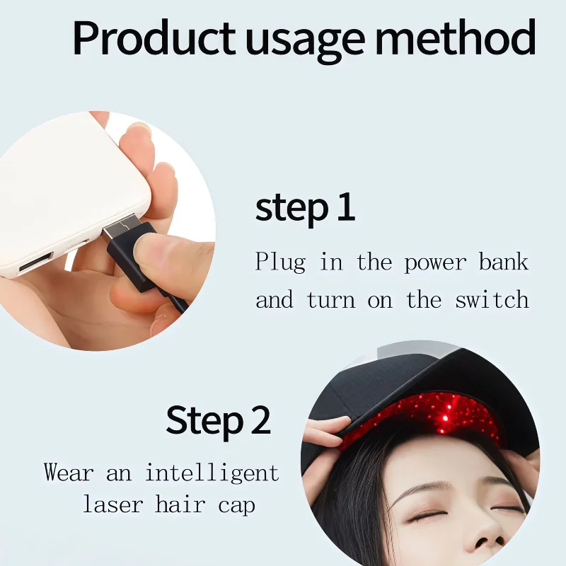 

Лазерная шапочка для быстрого роста волос, 96-бусина, устройство для терапии LLLT для предотвращения выпадения волос