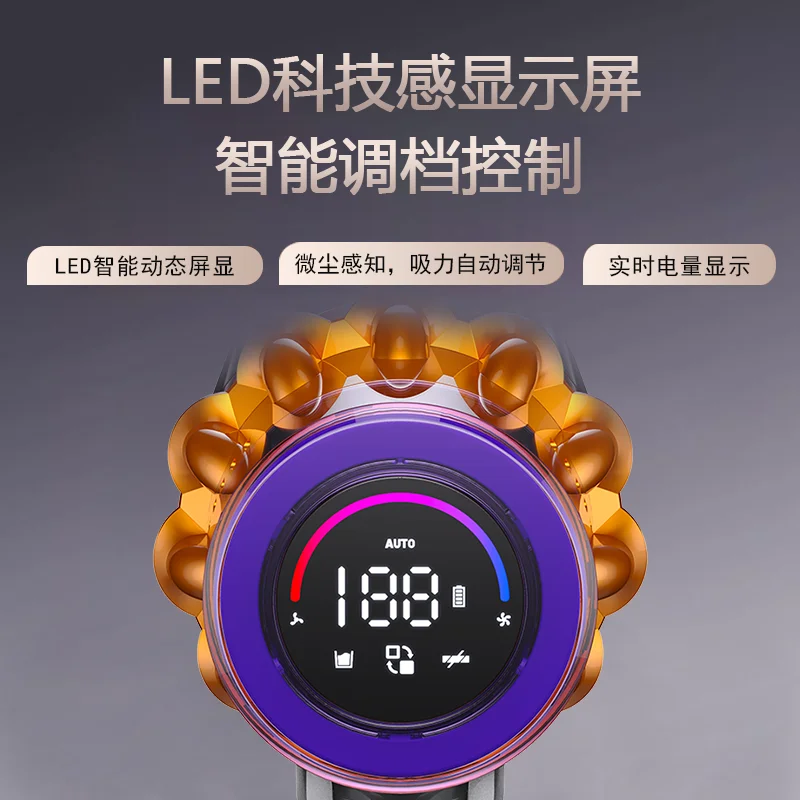 مكنسة كهربائية لاسلكية جديدة لعام 2025 منزلية كبيرة الحجم ومزيل عث السجاد وشعر الحيوانات الأليفة