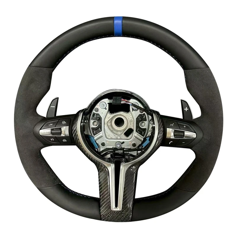 

For BMW Half Alcantara Leather M Sport Steering Wheel Upgrade Fit F01 F06 F10 F11 F20 F21 F22 F30 F31 F32 F34 F36 F80 F82 F87 F9
