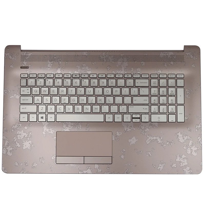 NEW Original Laptop Palmrest Upper Case Backlit Keyboard Rose Gold For HP 17-CA 17-BY Series