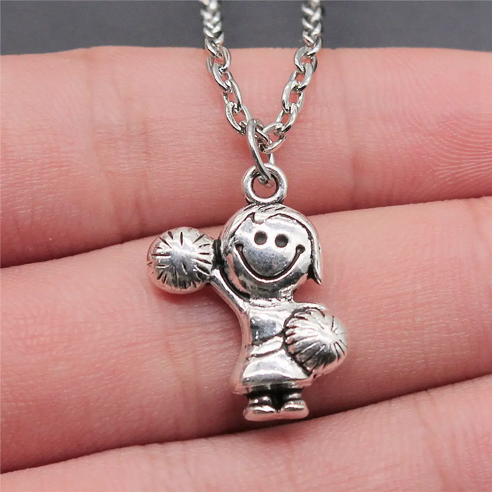 Fitness Barbell Dumbbel Weightlifting Weight Film Necklace Creativity For Handmade Craft Bracelet
