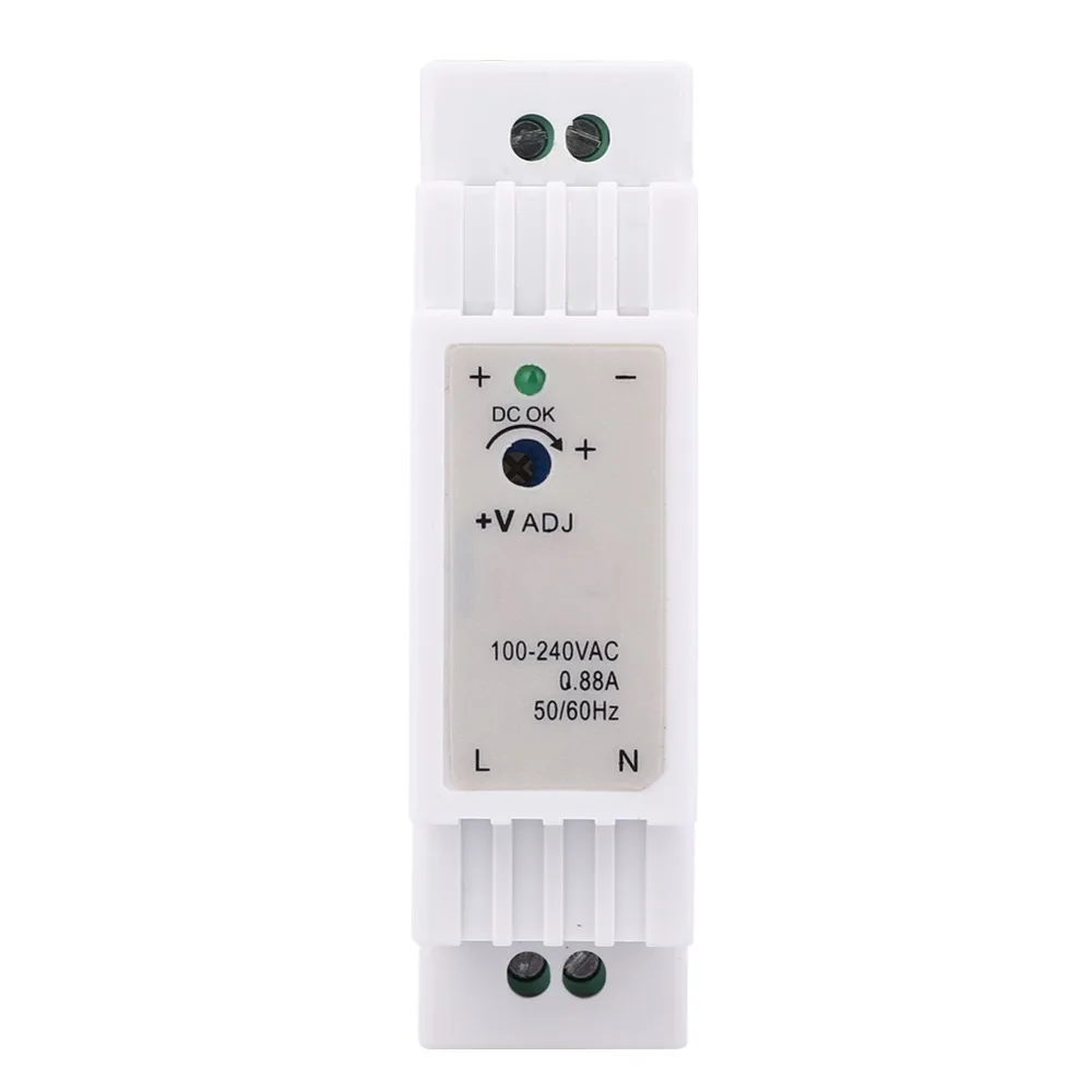 

DR-15-12 DIN Rail Power Supply 12V 1.25A 15W Slim Design Switching Power Supply AC To DC Power Converter Automation
