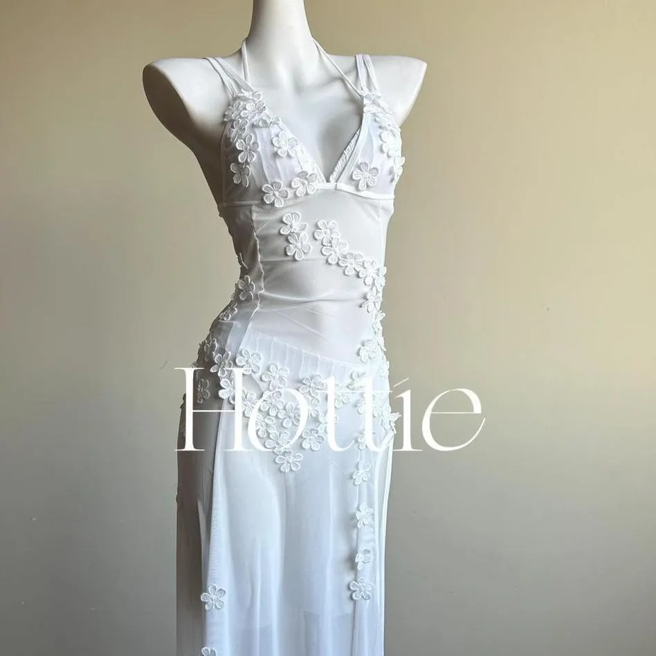 

Микропрозрачное платье для пляжного отдыха, сексуальный купальник, юбка, островный отпуск