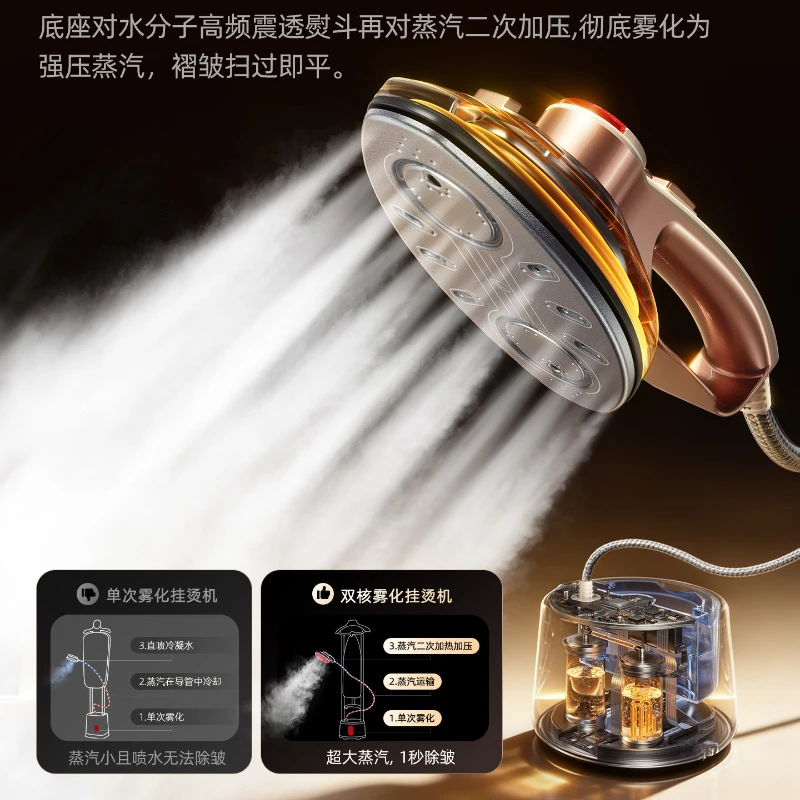 Fully Automatic Household Steam Iron Garment Steamer 2-in-1 Flat Hanging Ironing Machine