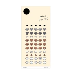 Korean Import Brand Suatelier Puppy Mini Marker Stickers Scrapbooking DIY Journaling Diary Stationery Sticker Decor Accessories