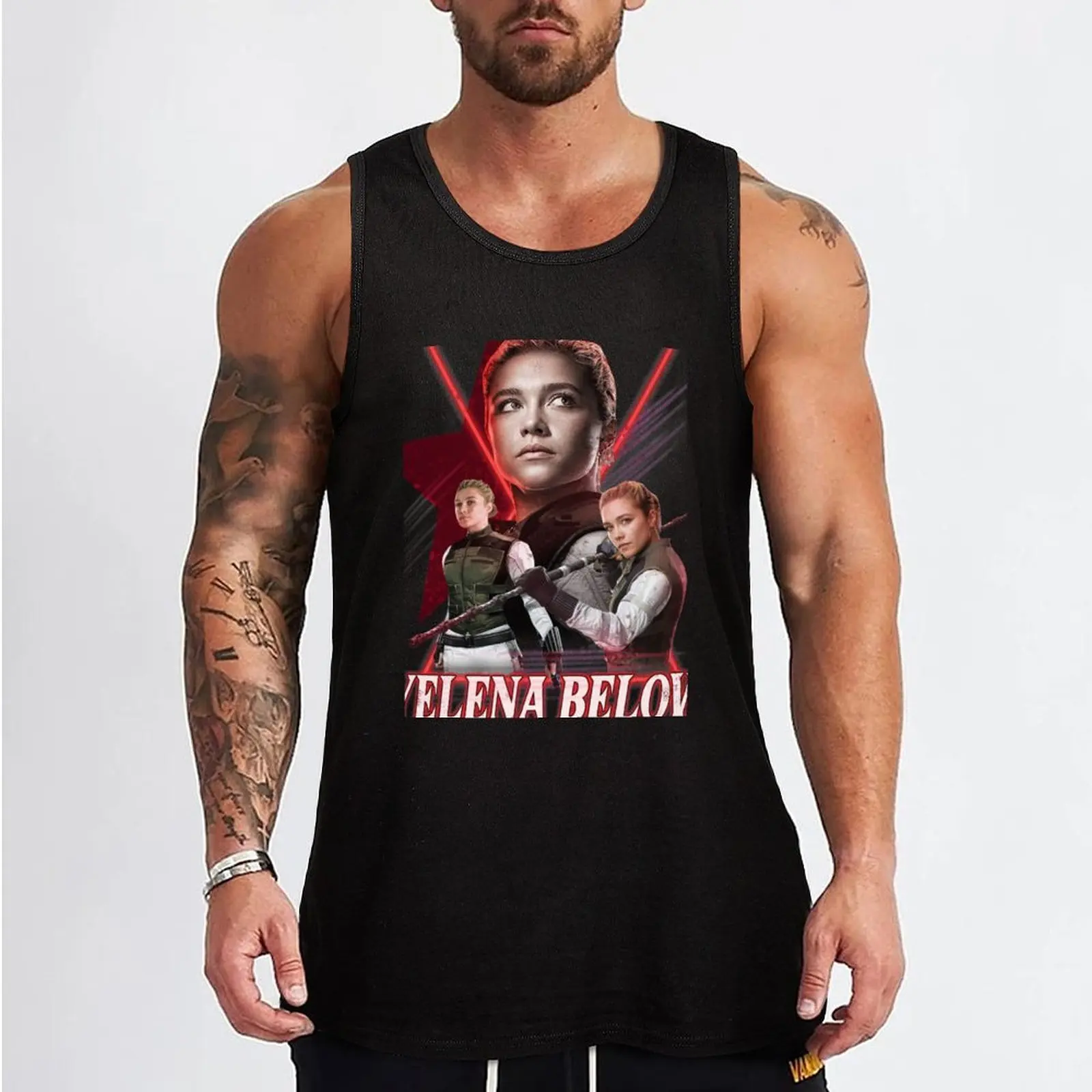 Yelena Belova the most beautiful Tank Top clothing men Vest male sleeveless shirt man gym Men's gym clothing