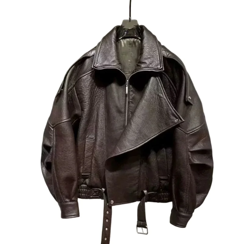 Modelli primavera autunno da uomo e da donna Giacca da motociclista dal design unico e versatile di bell'aspetto