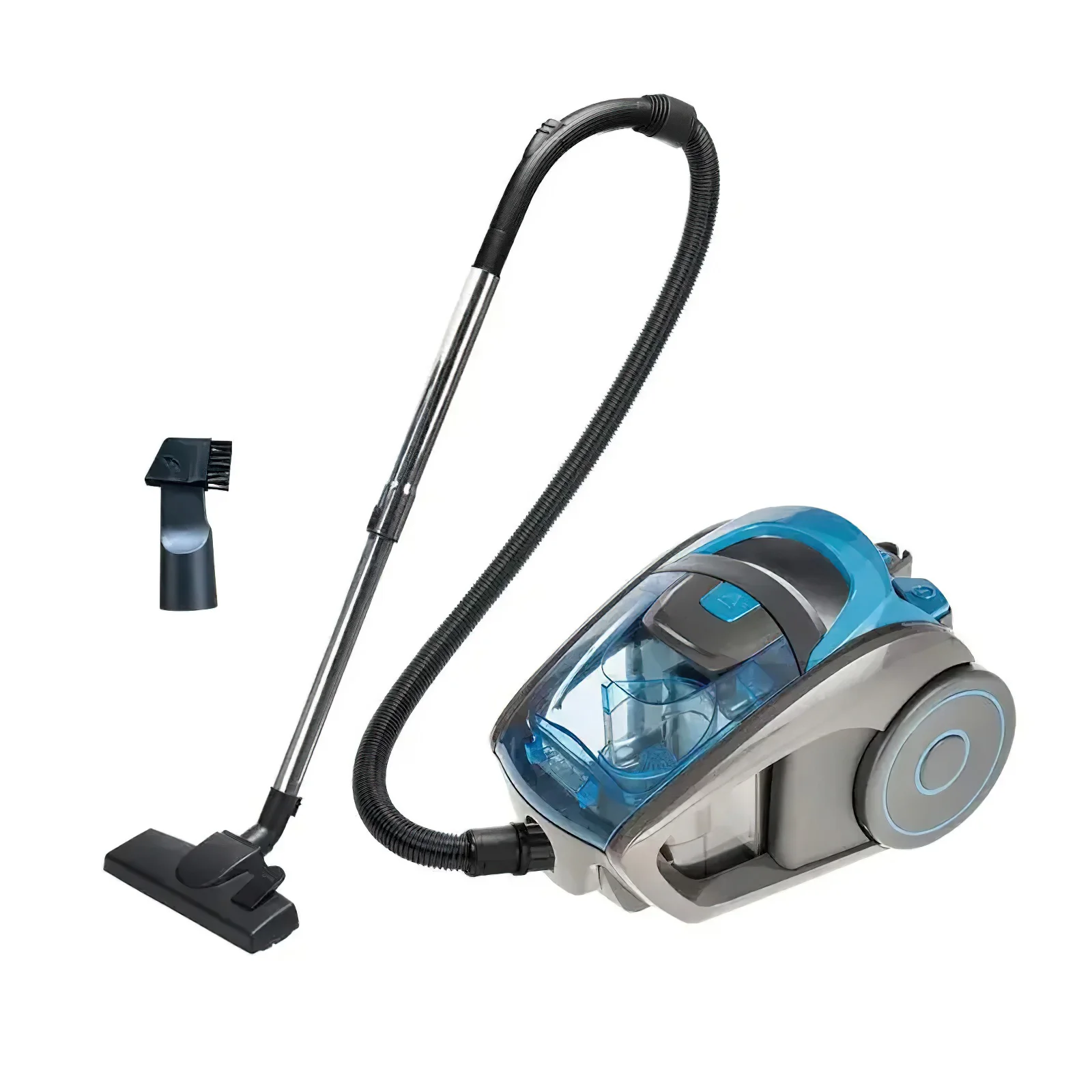 2800 W 15000 PA beutelloser Kanisterstaubsauger, Multi-Cyclon-Filtration, kabelgebunden für Hartböden/Teppiche/Tierhaare