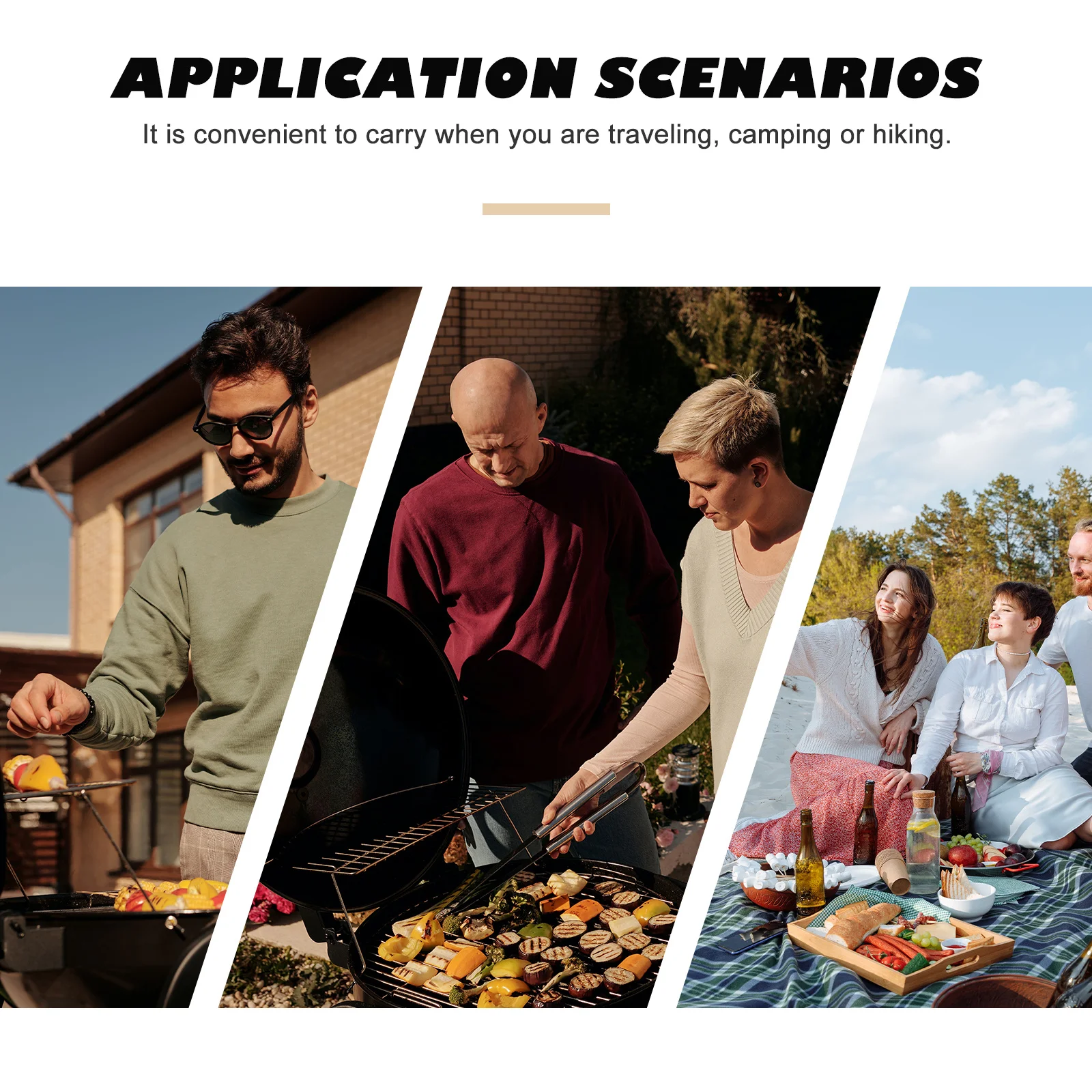 

1Set Barbecue Tools Kit Stainless Steel Bbq Utensils Complete Outdoor Grill Accessories Fork Cutter Brush Set Bbq Tools