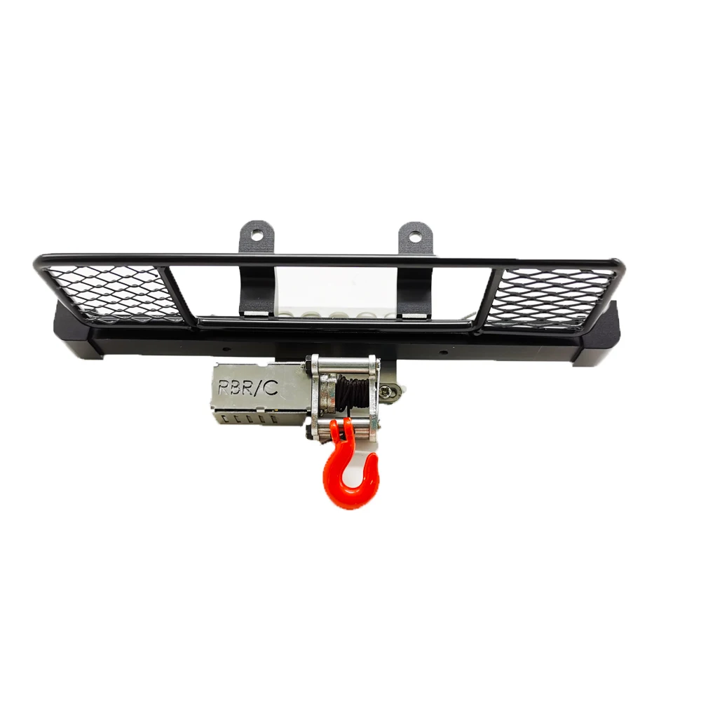 A98U DIY Metal Front Rear Bumper Protection Board Winch for MN D90 D91 D99 MN99S 1/12 RC Car Upgrade Spare Parts