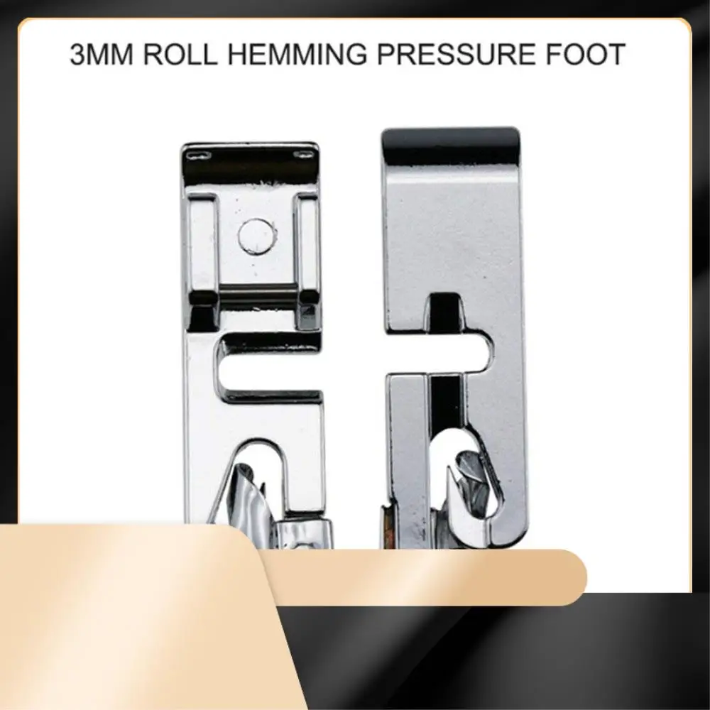 

X40A_XA-Вузькая свернутая лапка для швейной машины, прижимная лапка для швейной машины, набор из 3 предметов