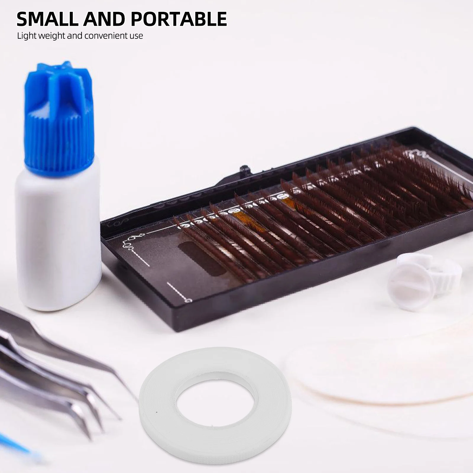 

10 Rolls Eyelash Tape Solid Color Skin-Friendly Lash Extension Patches Easy Peel Quick Use Beauty Salon Eyelash Isolation