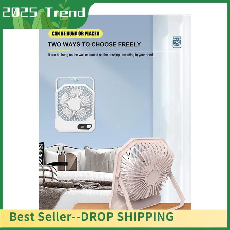 

Personal Fans Small Desk Fan Portable, Travel Fan With Power Bank,3 Speeds Personal Fan Quiet Fan For Outdoor Durable Black