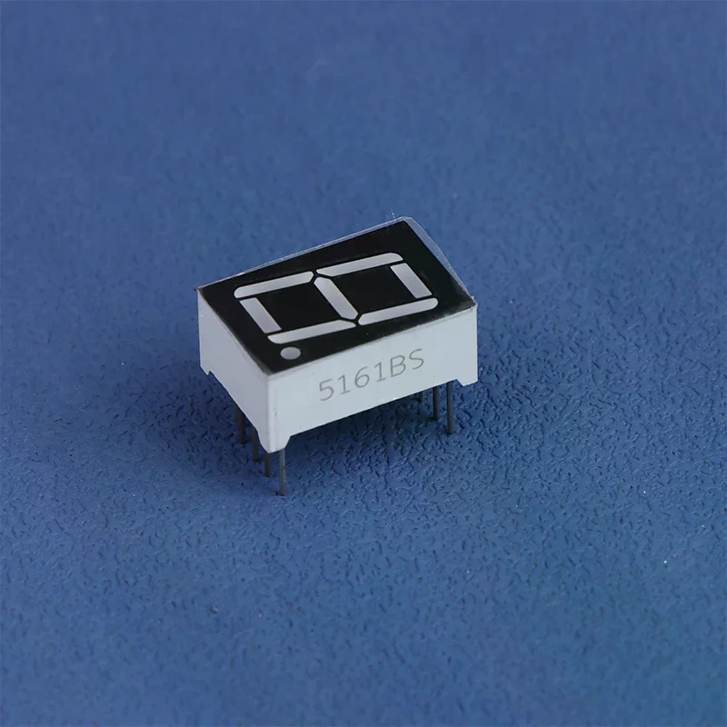 10Pcs Digital Tube Common AnodeCathode 0.56 Inch 10Pins 5161AS 5161BS 1 Bit Digit 7 Segment Red LED Digital Display Digitron
