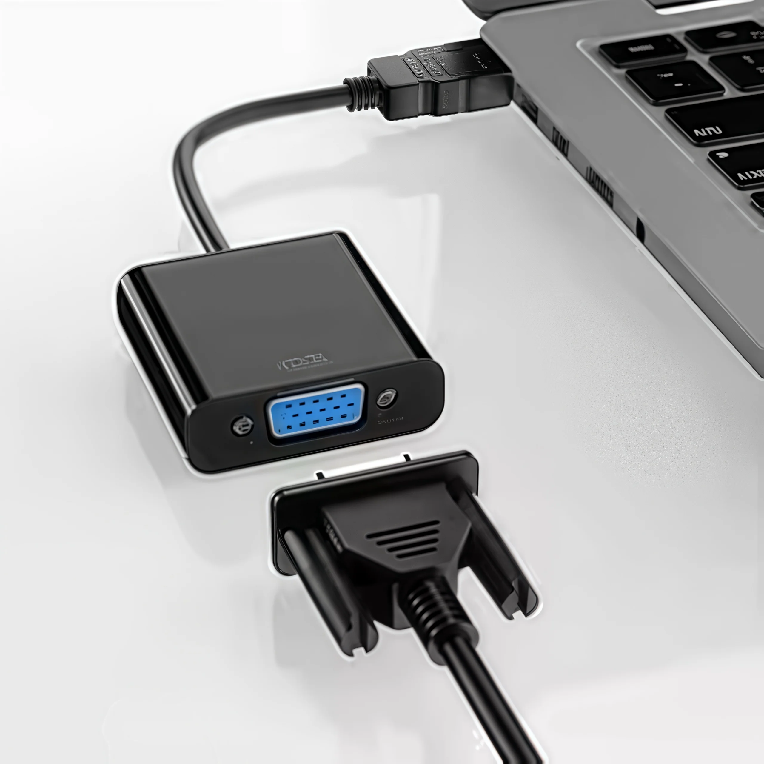 High Speed HDMI to VGA Adapter - Male to Female Converter with Scaler for PC, Laptop, HDTV, Monitor