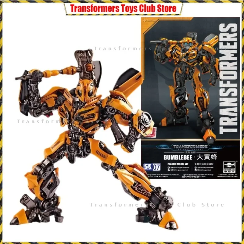 In Stock Transformers The Last Knight Bumblebee Plastic Model Kit Assemble Figurine Action Series Collection Toy Gift